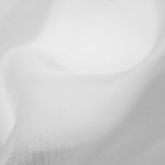 Stoffdetail Tagesvorhang weiss • rideaux123.ch