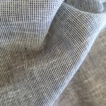 Rideau NEW YORK motif tissu Gris [0810] tissu naturel • rideaux123.ch