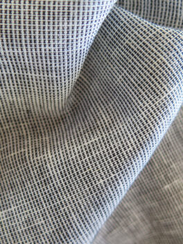 Rideau NEW YORK motif tissu Gris [0810] tissu naturel