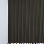 Blackout Hotelvorhang Zürich (nach Mass) in der Couleur dunkelbraun-anthrazit. • rideaux123.ch