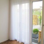 Seitenansicht: Tagesvorhaenge STUTTGART blickdicht weiss auf Mass • rideaux123.ch