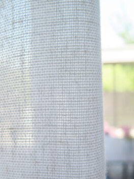 Edler Leinenvorhang COMO auf Mass in ecruweiss.