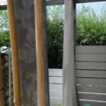 Ideen und Tipps zur Gartengestaltung: Aussenvorhang SONNEN-TAG in anthrazit. • rideaux123.ch