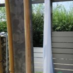Ideen und Tipps zur Gartengestaltung: Aussenvorhang SONNEN-TAG in blau. • rideaux123.ch