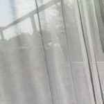 Transparenter Aussen-Vorhang SONNEN-TAG in anthrazit. • rideaux123.ch