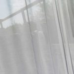 Transparenter Aussen-Vorhang SONNEN-TAG in ecruweiss. • rideaux123.ch