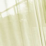 Transparenter Aussen-Vorhang SONNEN-TAG in gelb. • rideaux123.ch