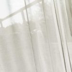 Transparenter Aussen-Vorhang SONNEN-TAG in grau. • rideaux123.ch