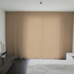 Voilage MADRID CS IV rideau fermé brun pâle [187] • rideaux123.ch