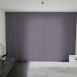 Voilage MADRID CS IV rideau fermé violet gris [171] • rideaux123.ch