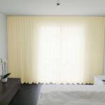 Voilage MADRID CS IV rideau fermé jaune pastel clair [183] • rideaux123.ch