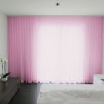 Voilage MADRID CS IV rideau fermé rose clair [112] • rideaux123.ch