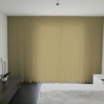 Voilage MADRID CS IV rideau fermé kaki [207] • rideaux123.ch