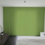 Voilage MADRID CS IV rideau fermé vert olive [134] • rideaux123.ch