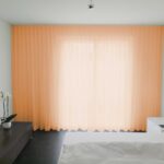 Voilage MADRID CS IV rideau fermé orange [163] • rideaux123.ch