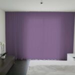 Voilage MADRID CS IV rideau fermé prune [128] • rideaux123.ch