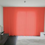 Voilage MADRID CS IV rideau fermé rouge [132] • rideaux123.ch