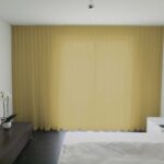 Voilage MADRID CS IV rideau fermé marron sable [197] • rideaux123.ch
