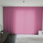 Voilage MADRID CS IV rideau fermé violet rouge [122] • rideaux123.ch