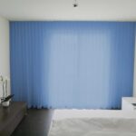 Voilage MADRID CS IV rideau fermé bleu brillant [131] • rideaux123.ch