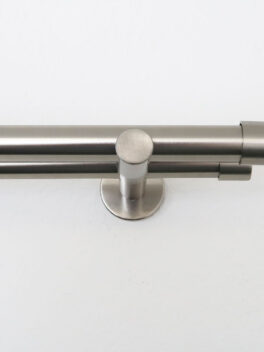 Vorhangschiene zweifach Wand-Montage - Stange / Stange