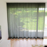 Massvorhang BONUS Fischbacher 1819 in anthrazit. • rideaux123.ch
