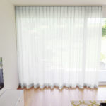 Massvorhang BONUS Fischbacher 1819 in weiss. • rideaux123.ch