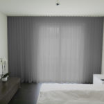 SEVILLA Massvorhang schlichter und eleganter Stoff anthrazit Schlafzimmer • rideaux123.ch
