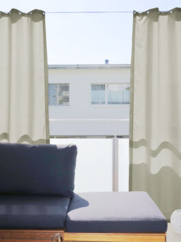 Outdoor-Vorhang beige wetterfest für aussen SANTORINI new