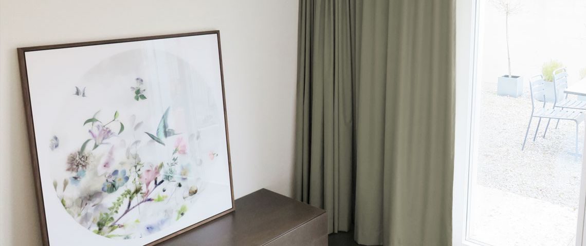 Rideau occultant taupe