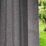 Rideau sur mesure en ligne MALAGA anthracite • rideaux123.ch