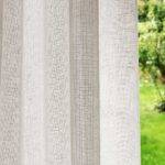 Rideau sur mesure en ligne MALAGA blanc ecru • rideaux123.ch