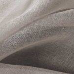 Rideau tissu structure fin MALAGA gris • rideaux123.ch