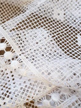 Échantillon de tissu rideau bistrot SÖRENBERG blanc