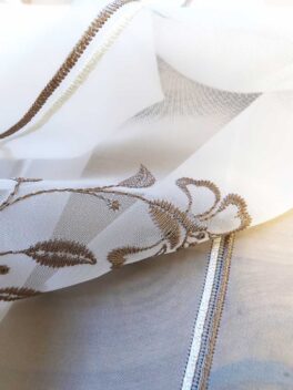 Échantillon de tissu rideau bistrot VALS