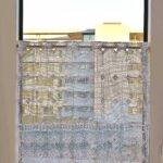 Rideau bistrot SÖRENBERG blanc crochet • rideaux123.ch