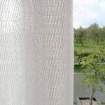 Rideau de jour ALFONSO conclusion droit blanc • rideaux123.ch