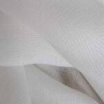 Rideau de jour ALFONSO échantillon de tissu blanc [600] • rideaux123.ch