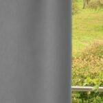Rideau occultant NASSAU conclusion droit gris clair [161] • rideaux123.ch