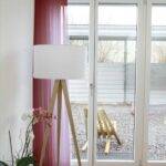 Voilage GENEVA en couleur ouvert Rouge vin • rideaux123.ch