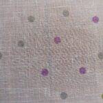Rideau enfant ALEA II structure Blanc avec gris violet-vert [334] • rideaux123.ch