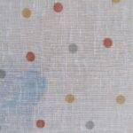 Rideau enfant ALEA II structure Blanc avec rouge-brun-gris [330] • rideaux123.ch