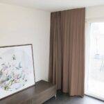 Rideau occultant LAUSANNE chambre à coucher Marron [150] • rideaux123.ch