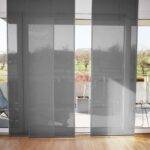 Parois japonaises PARIS II rideau fermé Gris quartz [12] • rideaux123.ch
