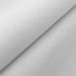 Rideau extérieur KRETA échantillon de tissu Blanc [100] • rideaux123.ch