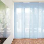 Parois japonaises VALENCIA Bleu clair [525] • rideaux123.ch