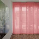 Parois japonaises VALENCIA Rouge [300] • rideaux123.ch