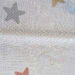 Rideau enfant SEDRIK II Structure Blanc avec rouge-brun-gris • rideaux123.ch