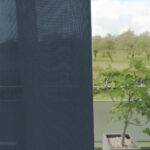 Voilage DENVER Conclusion droit Bleu [500] • rideaux123.ch