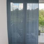 Voilage DENVER rideau ouvert Bleu [500] • rideaux123.ch
